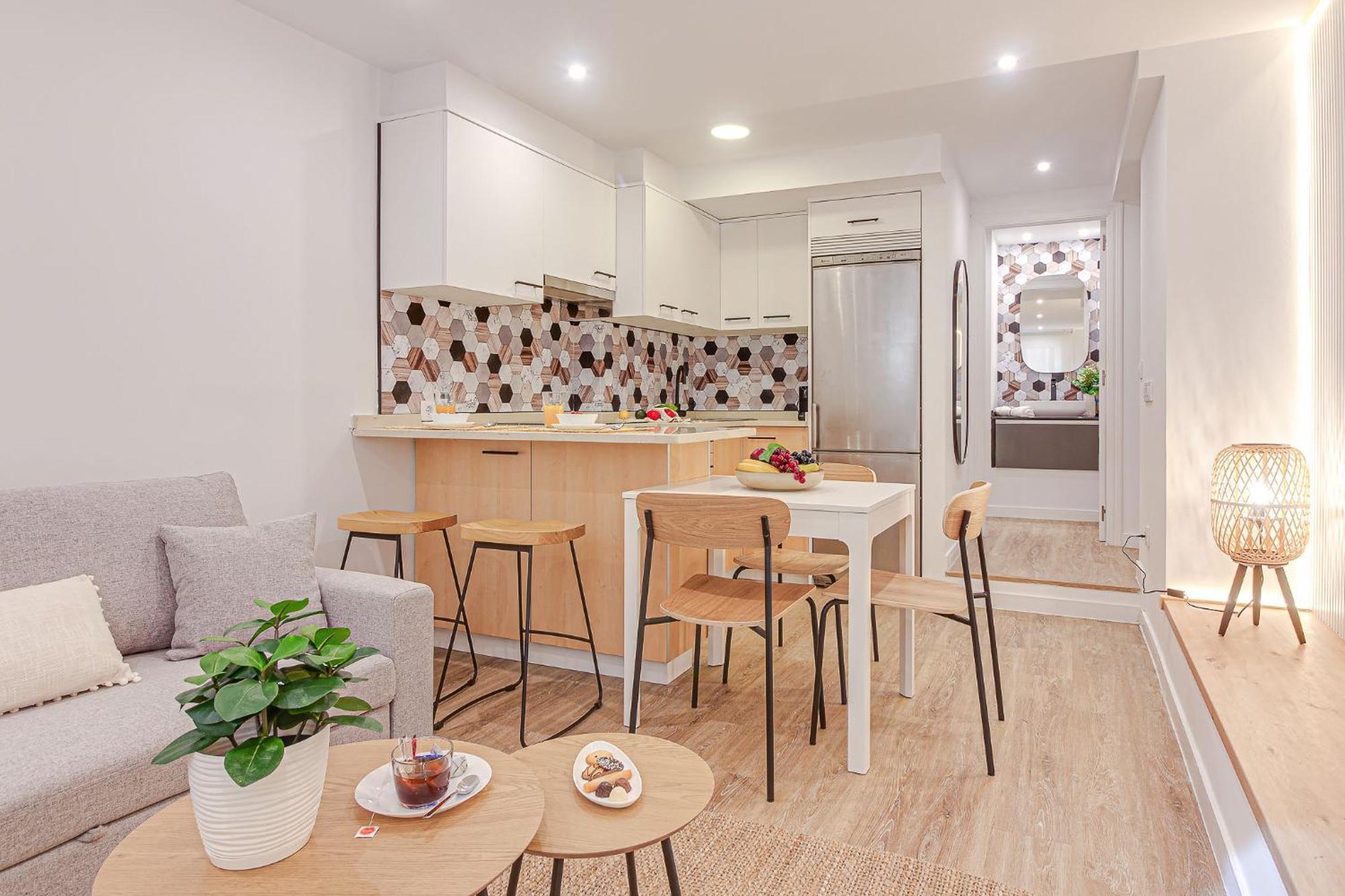 Diseno A Coruna Con Garaje Gratis By Theblueapartments Com Eksteriør billede